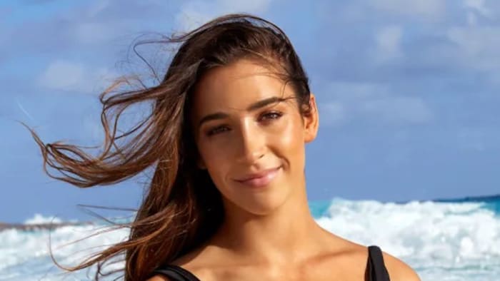 Aly Raisman was photographed by James Macari in Aruba.